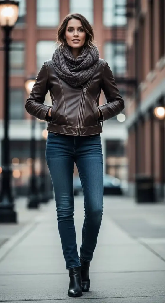 leather-jacket-and-dark-denim-for-winter-ready-cool