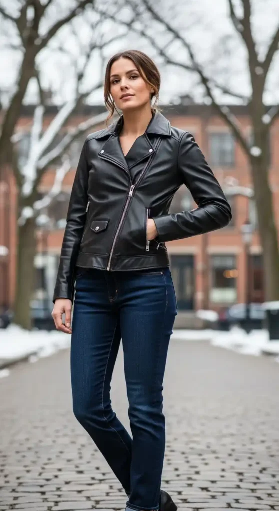 leather-jacket-dark-denim-winter-ready-cool