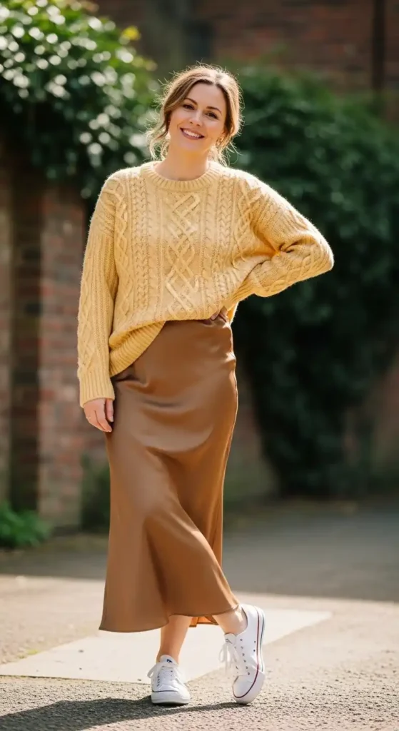 oversized-sweater-fluid-slip-skirt-sneakers