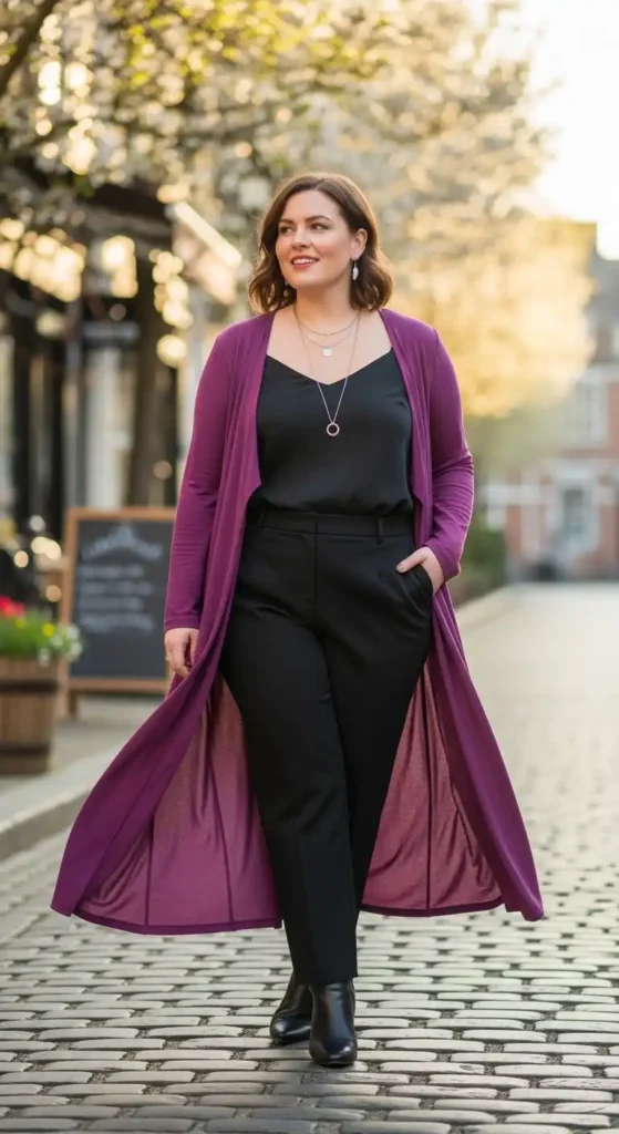 plum-duster-over-an-all-black-base
