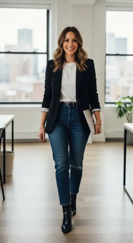black-blazer-white-tee-and-jeans