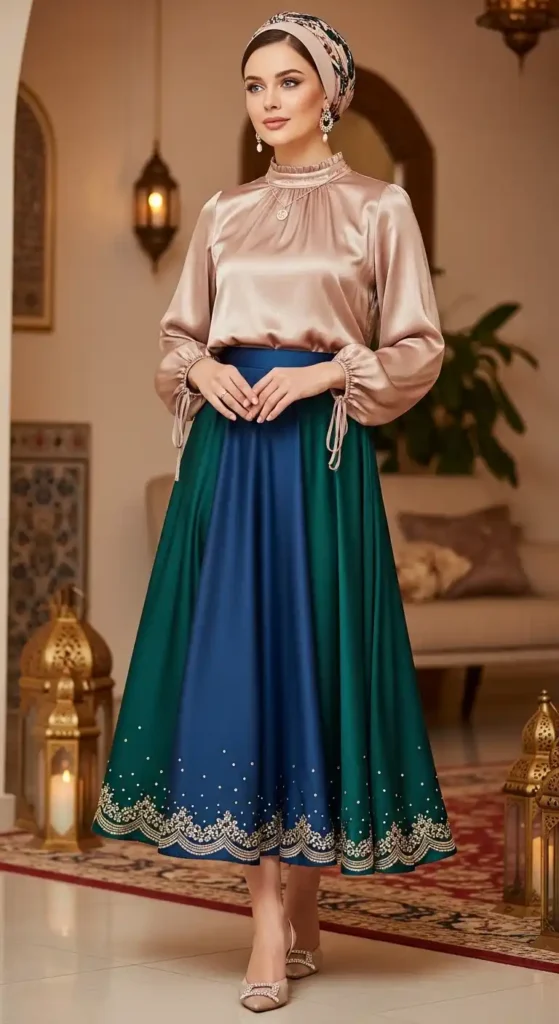 a-line-midi-skirt-with-modest-top