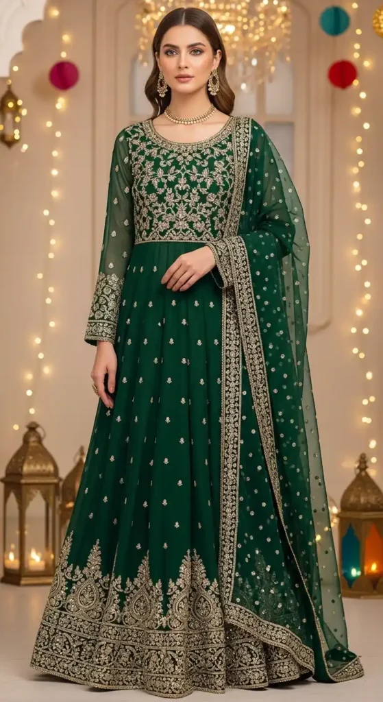 embroidered-anarkali-with-sheer-dupatta
