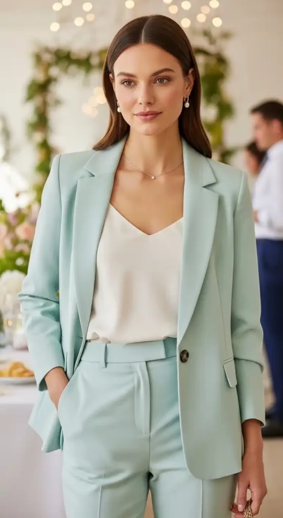 pastel-suit-with-a-simple-camisole