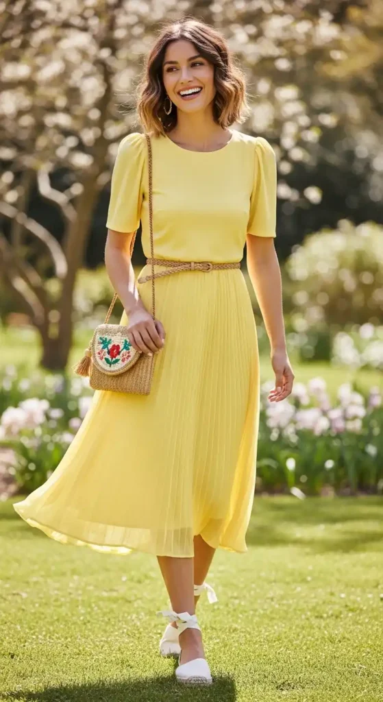 pleated-spring-dress