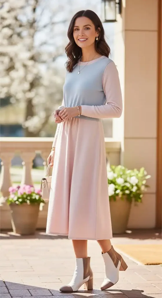 soft-knit-dress-with-ankle-boots