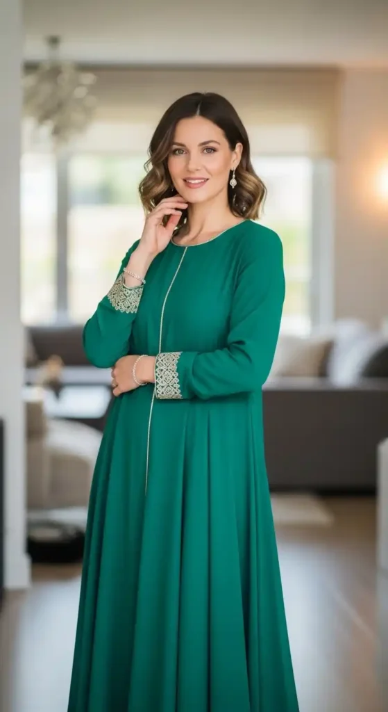 long-sleeve-a-line-dress