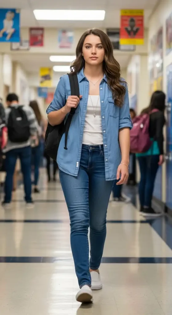 button-up-shirt-with-skinny-pants