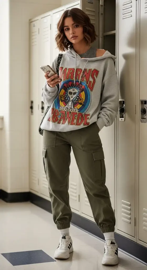 graphic-hoodie-with-cargo-pants